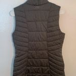 CALIA Asymmetric High Collar Quilted Vest Gray Photo 8