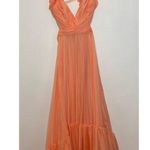 Mac Duggal Ruffle Tiered Cut Out ChiffonGown Photo 3