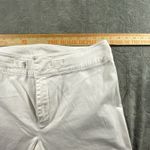 Ralph Lauren Lauren  White‎ Crop Pants Women 14 Stretch Straight Wide Leg Casual Photo 4