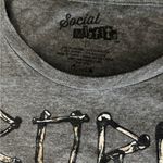 Social Misfits Gray Graphic Tee Photo 3