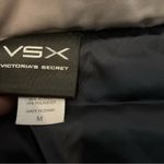 Victoria's Secret Vintage Victoria’s Secret Sport silver metallic quilted puffer vest hooded sz M Photo 8