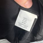 J.Crew  Black 100% Silk Ruffle Mock Neck Blouse Long Sleeve Top 8 Photo 3