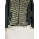 32 Degrees Heat Woman’s 32 Degree Heat Small Green Black Puffy Front Zip Up Active Jacket Photo 1