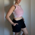 Puma  Classic Crop Top Pink White XL Sporty Athleisure Photo 2