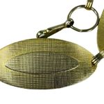 Vintage Chain Belly Band Belt Necklace Gold Tone Metal Oval Shaped Links u Photo 2