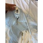 Flawless White Maxi Dress Ruffle Open Back Halter Summer Beach Casual Size M Photo 4