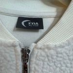 Zyia active white flying V sherpa jacket size S Photo 3