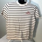 H&M Bella Black and White Striped tee Photo 0