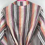 Sage THE LABEL Cardigan Extra Small Kimono 100% Cotton Stripe Beach Travel NWT Photo 7