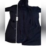 Barefoot Dreams CozyChic Ultra Lite Hooded Cardigan Women’s Size Large Black Photo 7