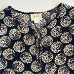 Maeve Anthropologie Women’s Blue Confetti Ball Puff Sleeve Blouse Size 2 Photo 7