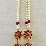 Indian/Pakistani Hyderabadi Jadau Sahara Jhumki Earrings Wedding Bridal Photo 0