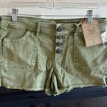 True Craft Shorts Army Green Olive Stretchy Cutoffs Womens 13 Photo 1