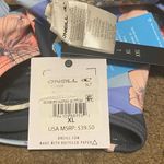 O'Neill New NWT O’Neill Roxbury‎ Matira Swim Bikini Bottom Blue Floral Size XL Photo 3