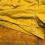 BKE Women's Gold Yellow Pleated High Rise Denim Shorts Size XXL Photo 2