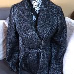 Guess LOS ANGELES Tweed Coat Size Small Photo 0