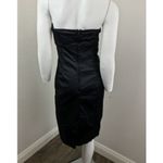 Forever 21 FOREVER Dress Sexy Black Bow Front Strapless XS Photo 2