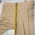 Boutique Pants Womens Size Large Tan Pearls Mesh Beach Swim Pull On Dance Pool Photo 8