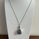 Avenue  Purple Druzy Pendant Necklace NWT Photo 0