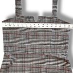 Aero Seriously Soft Size Large Black White Plaid Sleeveless Stretch Jumper Photo 4