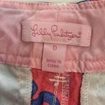 Lilly Pulitzer rare print Pink Tusk in Sun Elephant Shorts Women's Size 0 EUC Photo 5