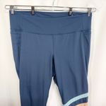 Lane Bryant LIVI Plus Size 22 24 Leggings Ankle Blue Color Block Pull On 100 Photo 2