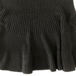 Free People  solid gold swingy sweater skirt black Photo 5