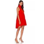 Elliatt  Sonnet Mod Mock Ness Dress Swing Poppy Red Anthropologie Photo 9