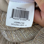 Max and Cleo  Rebecca' Ruched Metallic Dress 4 Photo 12