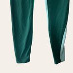 Athleta Elation Asymmetrical Green High Rise Color Block 7/8 Leggings Size S Photo 4