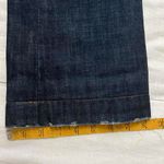 Dolce & Gabbana 90s  dark wash low rise bootcut denim jeans metal back plate Photo 7