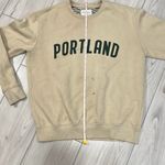 Denim & Flower  Portland Crewneck Graphic Sweatshirt In Sand Size Large   Has s Photo 4
