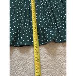 Exlura  Green Polka Dot Pleated Midi Skirt with Pockets Photo 6