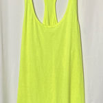 PINK - Victoria's Secret  Bright Yellow Sleep Racerback Tank Top Size Large Photo 0