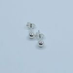 925 Sterling Silver Women / Girl Studs Ball Earrings Photo 0