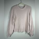 Madewell | Bobble Pullover Sweater Sz S Ballon Sleeve Swiss Dot Photo 4