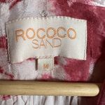 Rococo Sand Ava Rosewood Tie Dye Print Faux Wrap Ruffle Mini Dress Size M Size M Photo 11