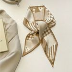 4 Piece Satin Style‎ Khaki Tan Floral Selection Twillies Photo 6