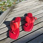 Caslon New Circa Red Leather Thong Sandals size 5 Photo 2
