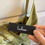 Lulus NWT Lulu’s Olive Green Cropped Dressy Tank Top Photo 6