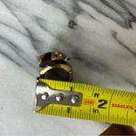 Rainbow Beetle Bronze Colored Ring OS Red Photo 3