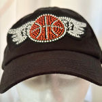 Source Unknown Embellished Black Cap with Basketball Design (898) Photo 0