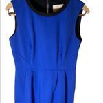 Kate Spade  Women's Arie Blue w/ Black Trim Sleeveless Sheath Dress Size 6. Photo 3