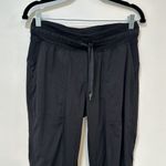 Lululemon Womens Pants 6 Black Athletic Workout Crop Dance Loose Pull On Gym Photo 2