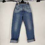 Levi's 501 90's Western Two-Tone Jeans in Denim Light Photo 3