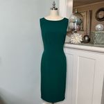 Evan Picone  Hunter Green Sheath Dress Size 12 Formal Holiday Party Wear Photo 1