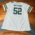 Nike NFL On Field Green Bay Packers Jersey 52 Matthews WhiteGreen NFL Jersey L Photo 3