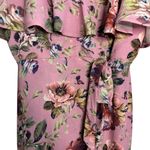 Here Comes the Sun  Pink Floral Spaghetti Strap Dress Photo 5