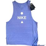 Nike New Running Icon Clash Tank Top Blue Size Small Photo 0