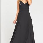 Show Me Your Mumu NWT  Jenn Maxi Dress in Black Photo 0
